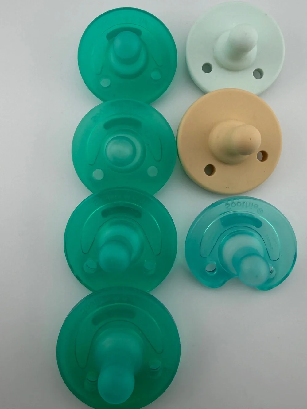 Lot Of 10 Phillips Avent Soothie Pacifiers Baby 0-3months & 3-18 Months